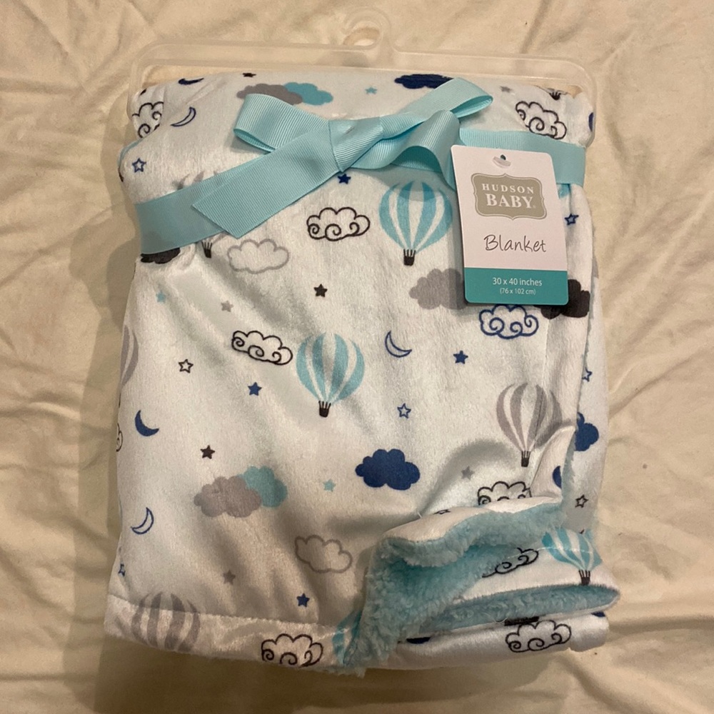 Hudson baby hot air balloon blanket